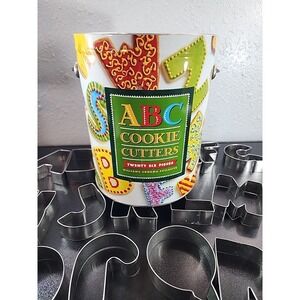 Williams Sonoma 26 pc ABC Alphabet Cookie Cutters Made In USA in 2000